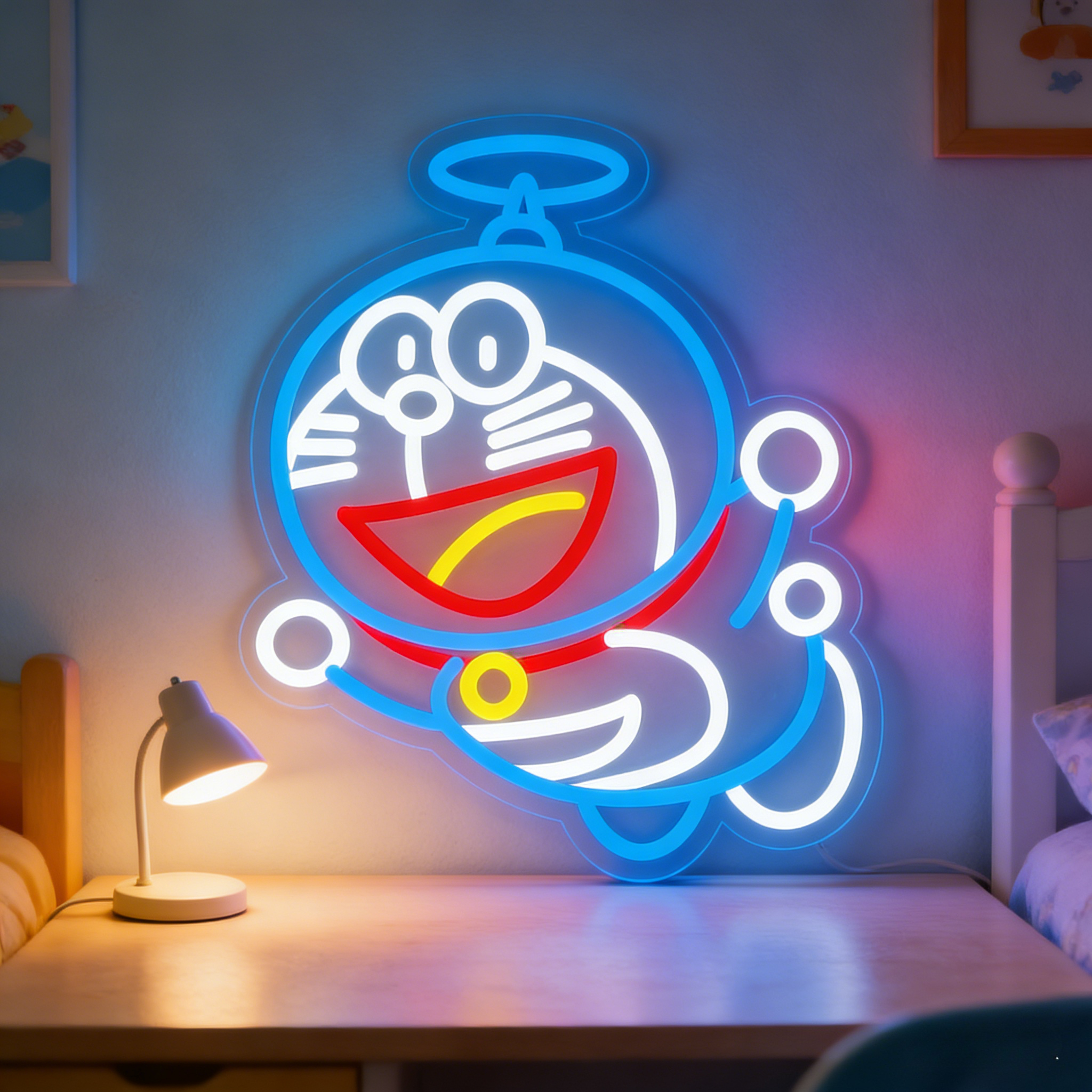 Doraemon Neon Sign LED USB Dim - Gaming Accessories Led recension och pris