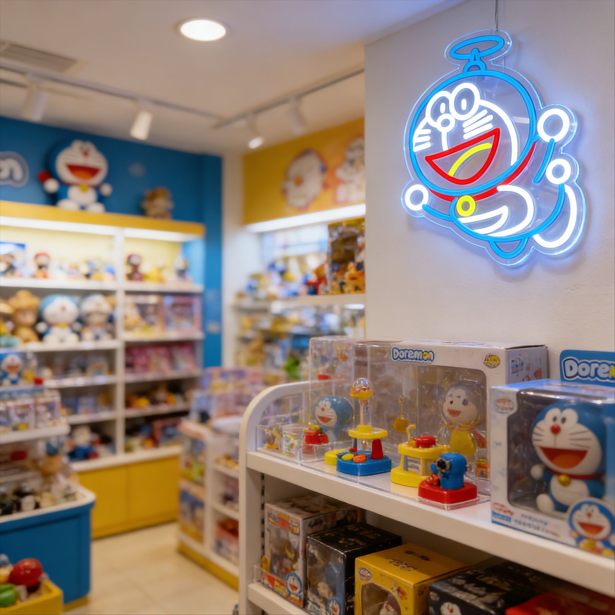 Doraemon Neon Sign LED USB Dim - Gaming Accessories Led recension och pris