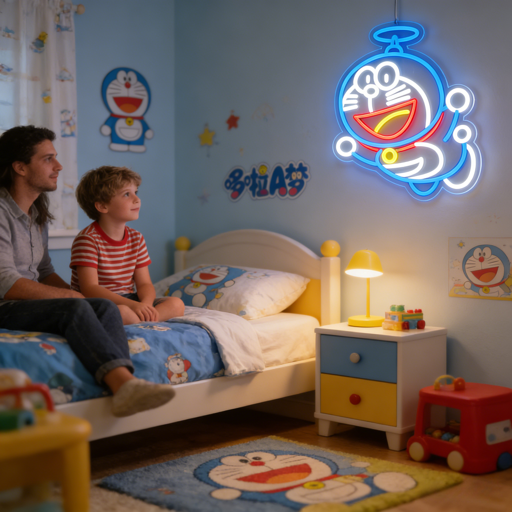Doraemon Neon Sign LED USB Dim - Gaming Accessories Led recension och pris